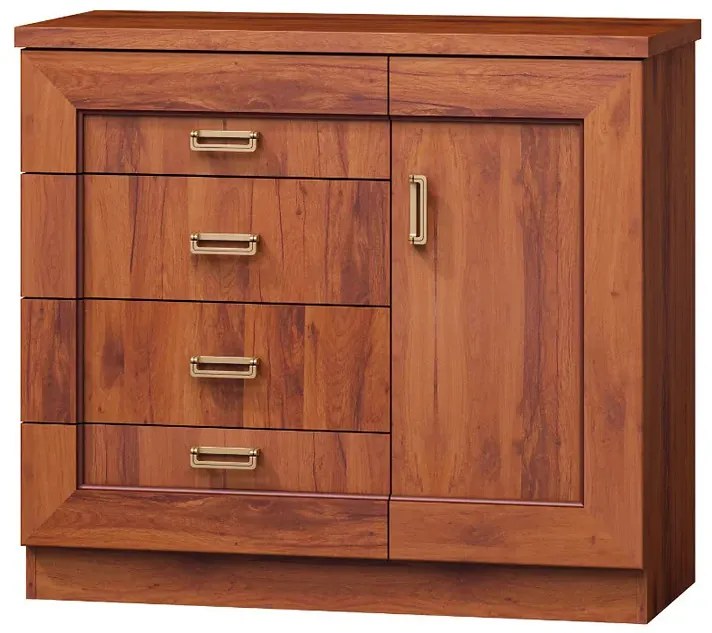 Komoda 90x100 cm dąb stuletni - Lorines 23X