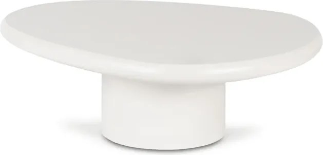 Stolik Kawowy EMILE 110 cm Biały Japandi