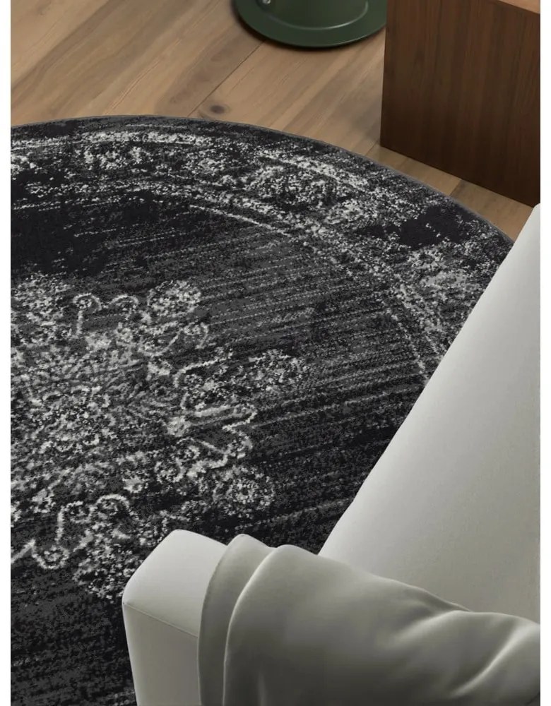 Szary okrągły dywan ø 120 cm Gloria Lydia – Hanse Home