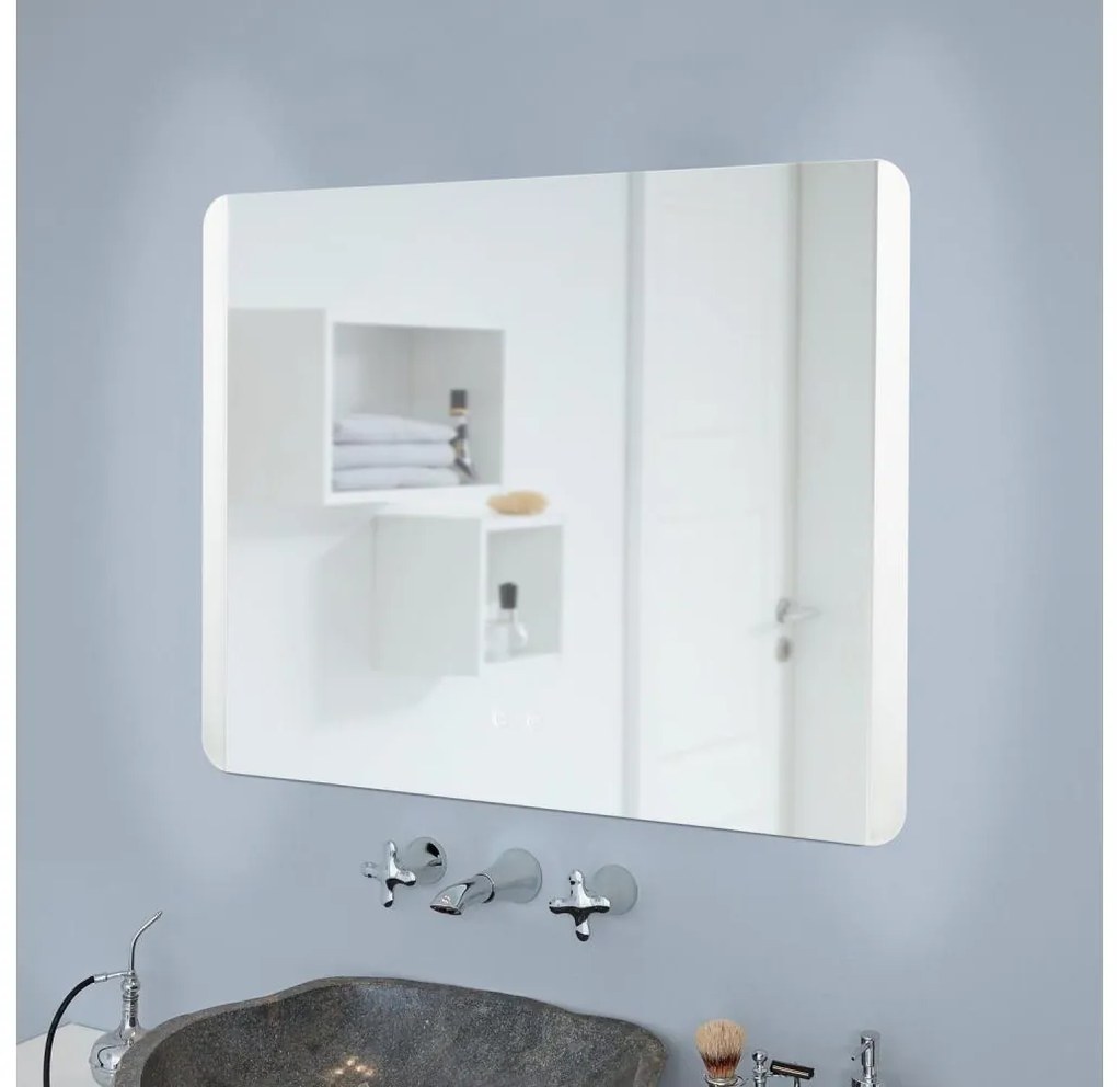 Eglo 99854 - LED lustro łazienkowe z podświetleniem BUENAVISTA LED/24W/230V IP44