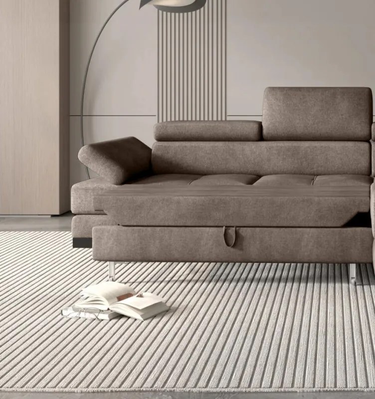 Narożnik EMPORIO L z funkcją spania WERSAL