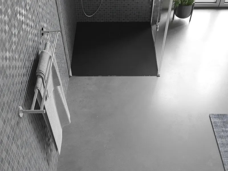 Mexen Bert brodzik kwadratowy SMC 90 x 90 cm, czarny - 4K709090