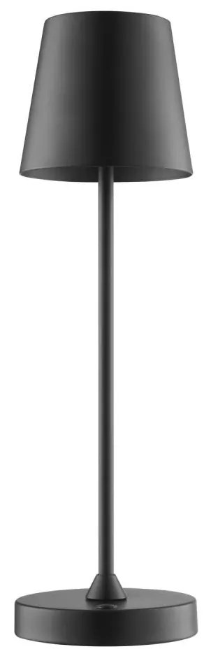 Brilliant - LED ściemnialna, ładowalna, dotykowa lampa stołowa ELORA LED/2,5W/5V 2700K IP44 czarna