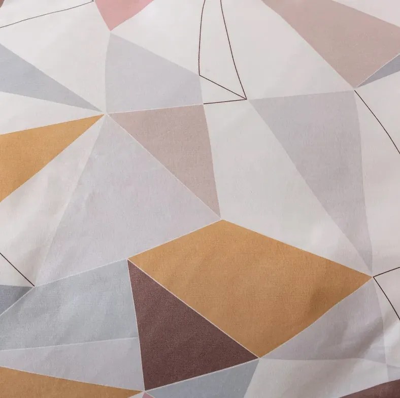 PrzytulneMieszkanie.pl PrzytulneMieszkanie.pl Pościel z mikrofibry TRIANGO wzorowane Rozmiar pościeli: 2 szt 70 x 80 cm | 160 x 200 cm