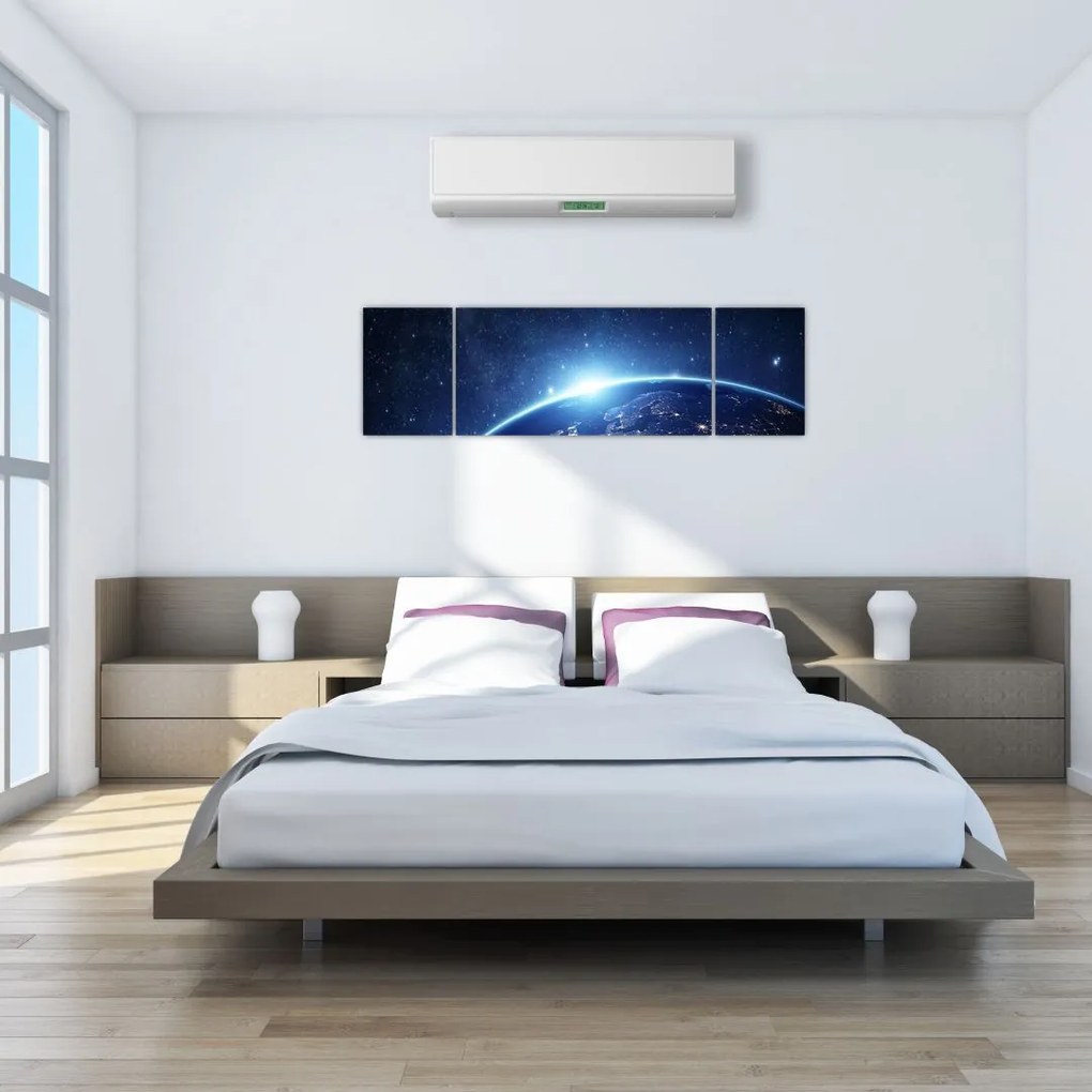 Obraz planety Ziemia (170x50 cm)