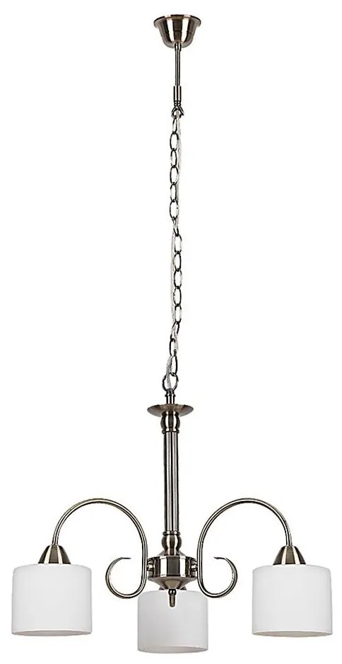 Rabalux 7275 - Żyrandol EDITH 3xE27/60W/230V brąz