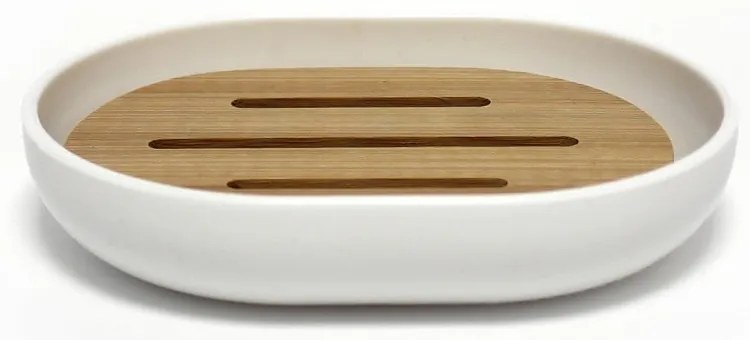Biała plastikowa mydelniczka Smart – douceur d'intérieur