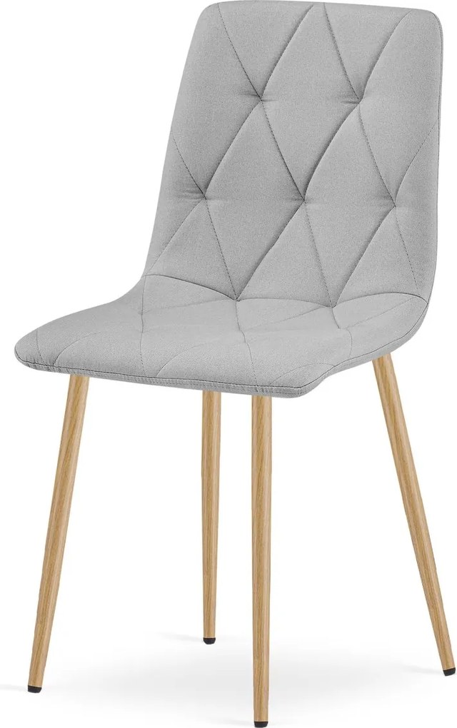 Jasnoszare krzesło do jadalni LIBRA