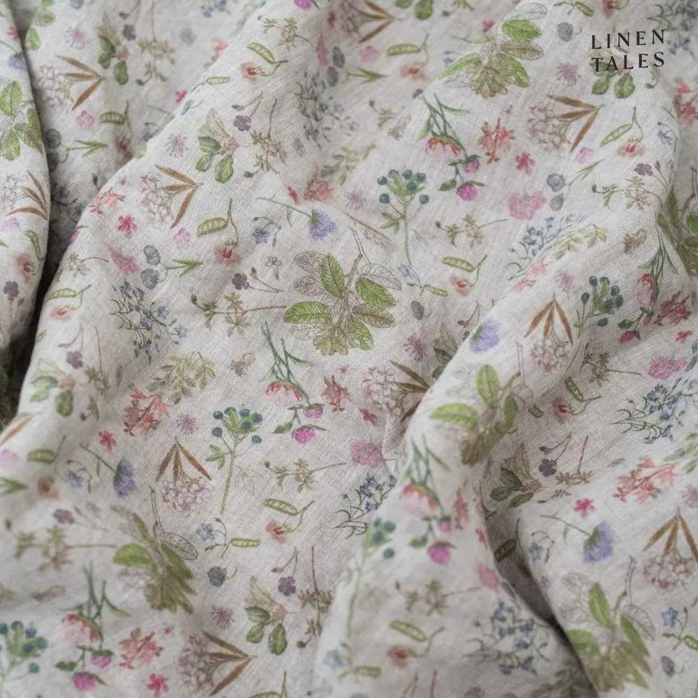 Lniane prześcieradło z gumką 90x190 cm Botany 2 – Linen Tales