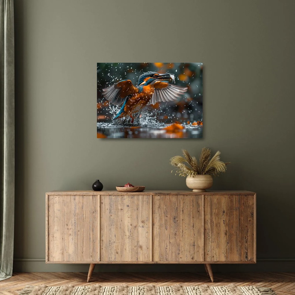 Obraz na szkle - Styczeń (70x50 cm)