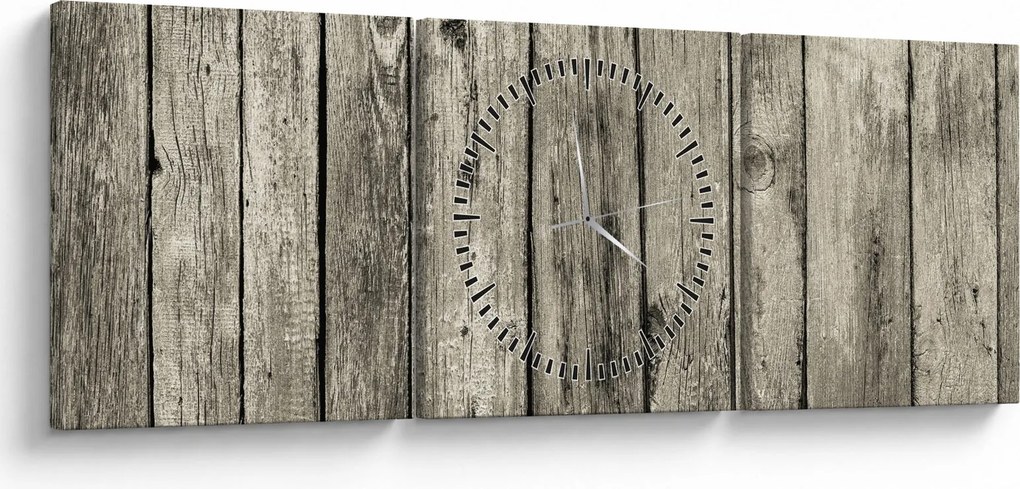Obraz - Drzewo (z zegarem) (90x30 cm)