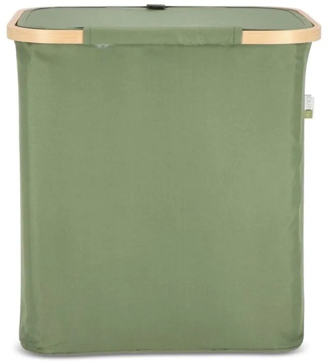 Kosz na pranie NOLVIO 50 L, zielony