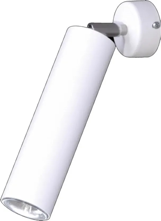 Biały metalowy ruchomy kinkiet tuba - A739 L2-W10