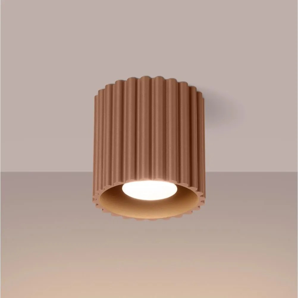 Brilagi - Oprawa punktowa LED SFERA 1xGU10/10W/230V, śr. 10 cm, brązowa