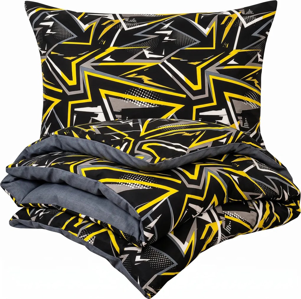 4Home Pościel bawełniana Rock, 140 x 220 cm, 70 x 90 cm