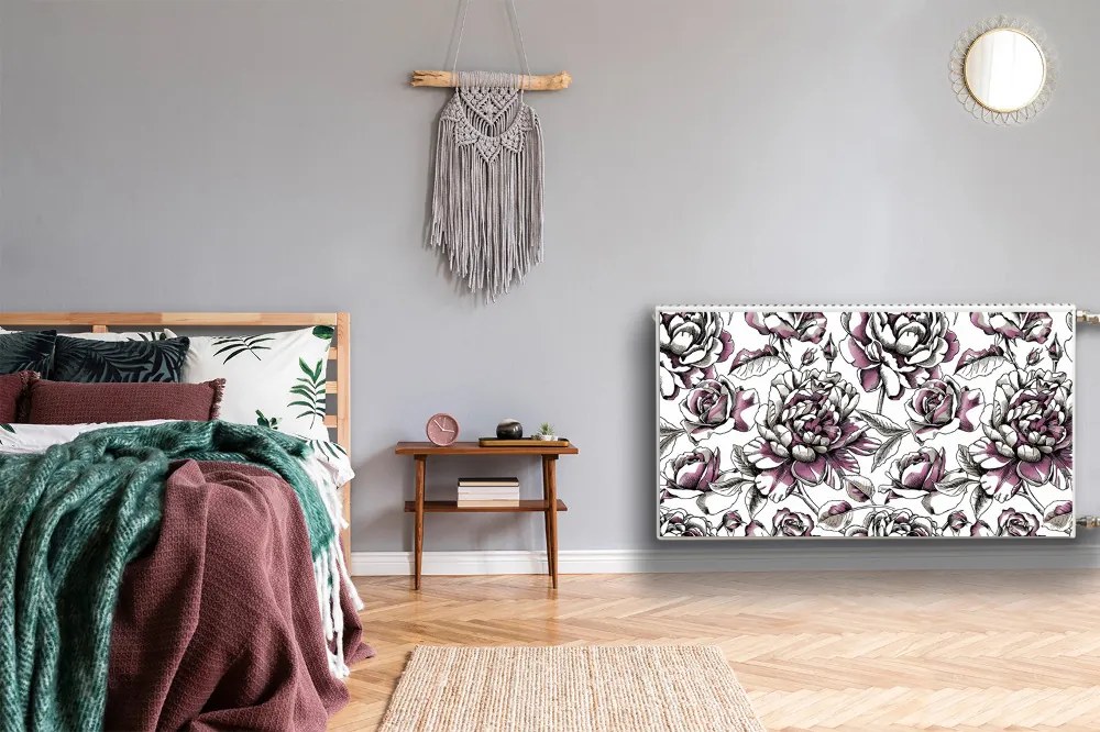 Mata dekoracyjna grzejnikowa Róże