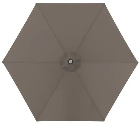 ACT Auto-Tilt 305 cm - automatyczny parasol uchylny z korbą : Substancja Desen - 846