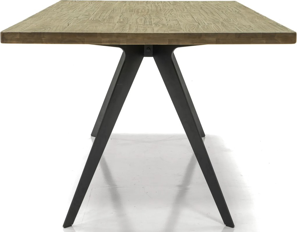 Drewniany stół do jadalni w stylu industrialnym Massa D05 200 cm