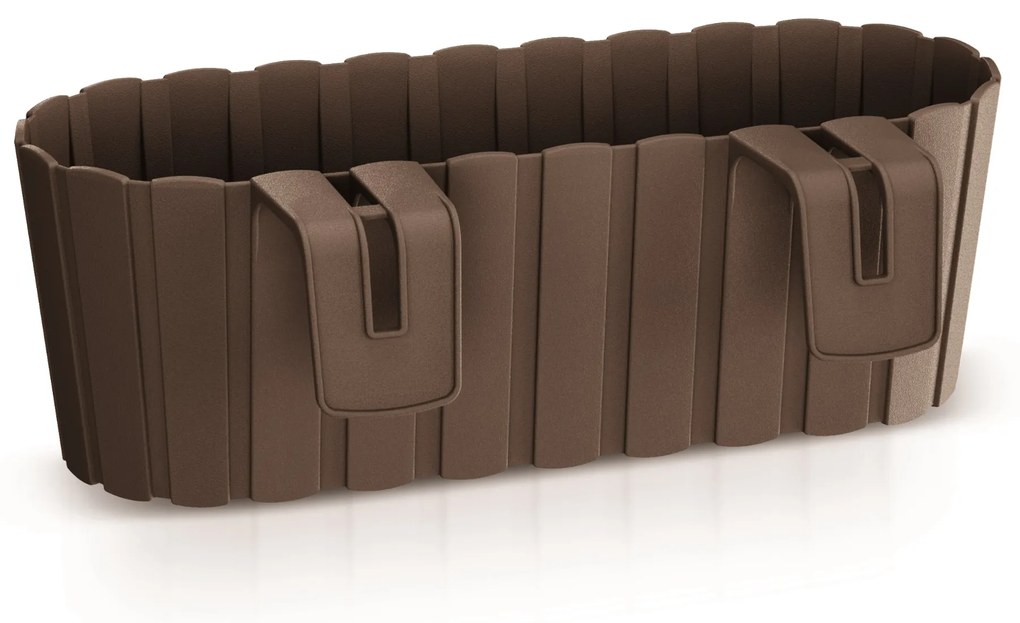 Skrzynka balkonowa Boardee 38,3 x 21,2x 13 cm brązowy PROSPERPLAST