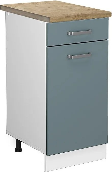 Szafka dolna do kuchni niebiesko-szary 40x60x81.6 r-line