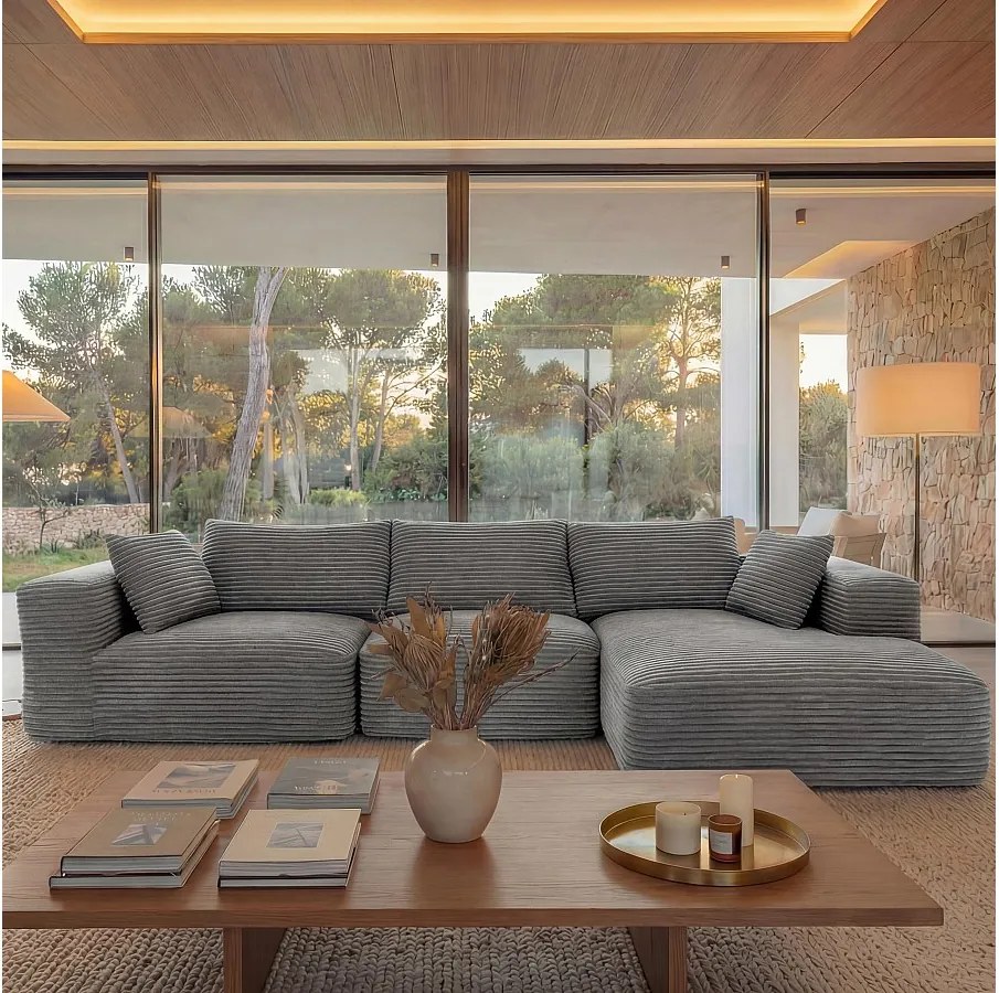 Zestaw wypoczynkowy MCW-P20,  jasnoszary