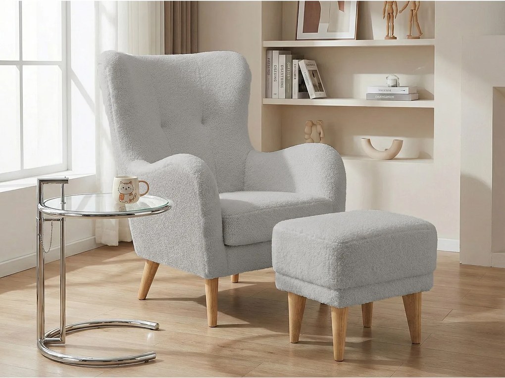 Fotel Roland z podnóżkiem-ergonomiczny, komfortowy i ponadczasowy design