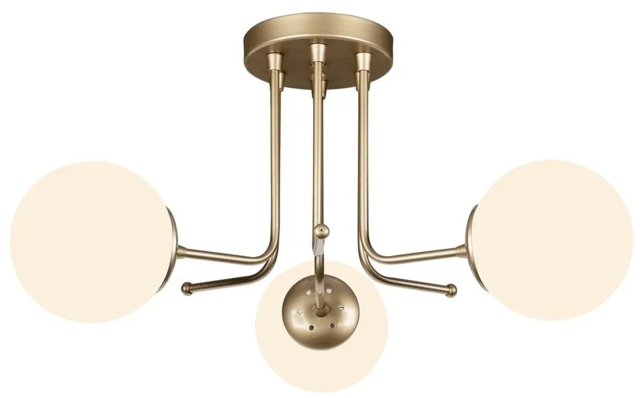 Lampa sufitowa w kolorze złota Squid Lighting Star, wys. 34 cm
