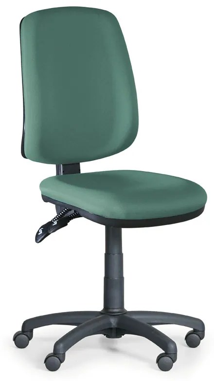 Krzesło biurowe ATHEUS bez podłokietników, zielone