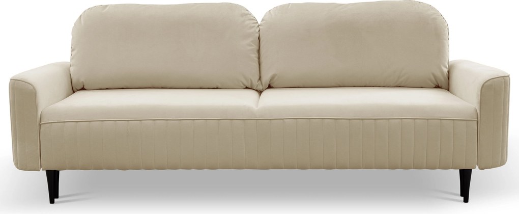 Masseno Sofa FILO z funkcją spania i pojemnikiem na pościel - Kremowy - VELLUTO 2