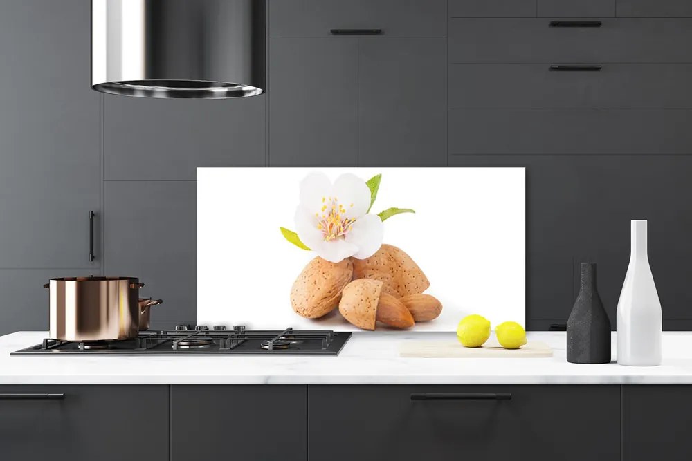 Panel nad blat kuchenny Kwiat o Odcieniu Pistacji