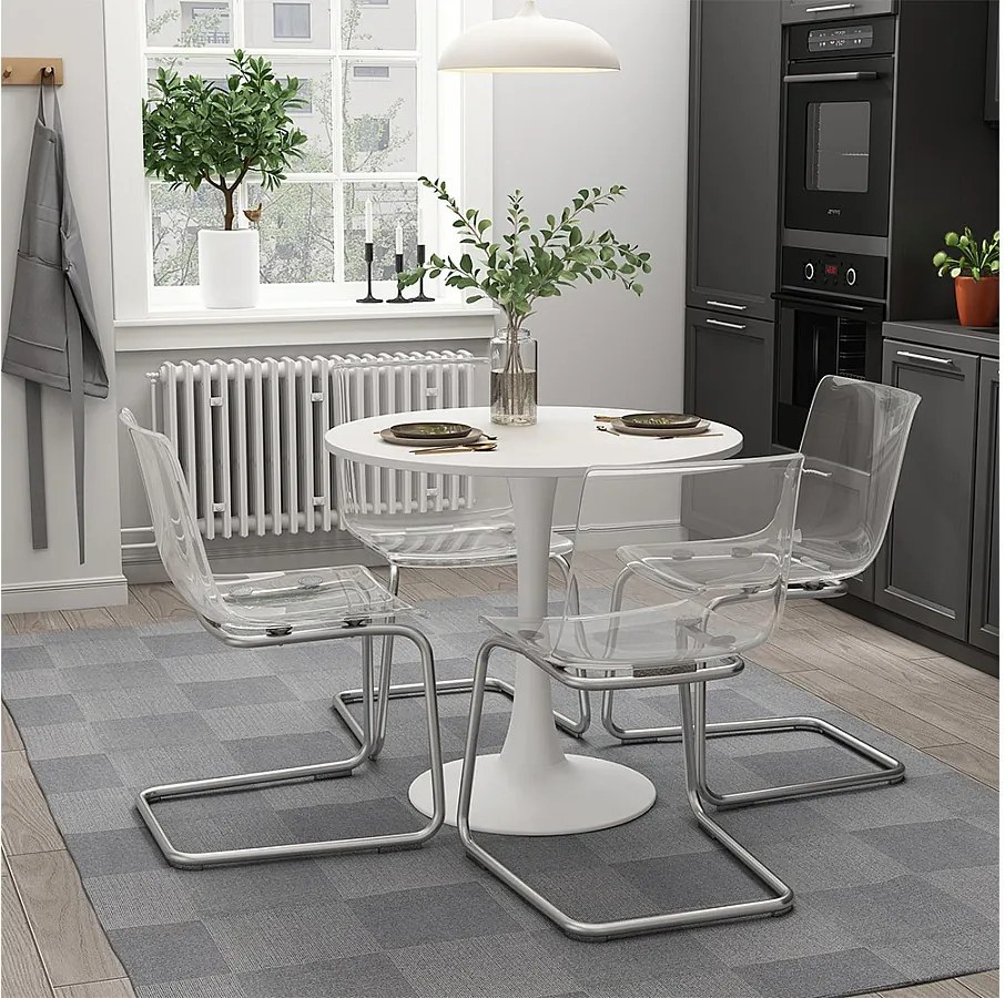 Stół do jadalni biały 80x80x74 carl