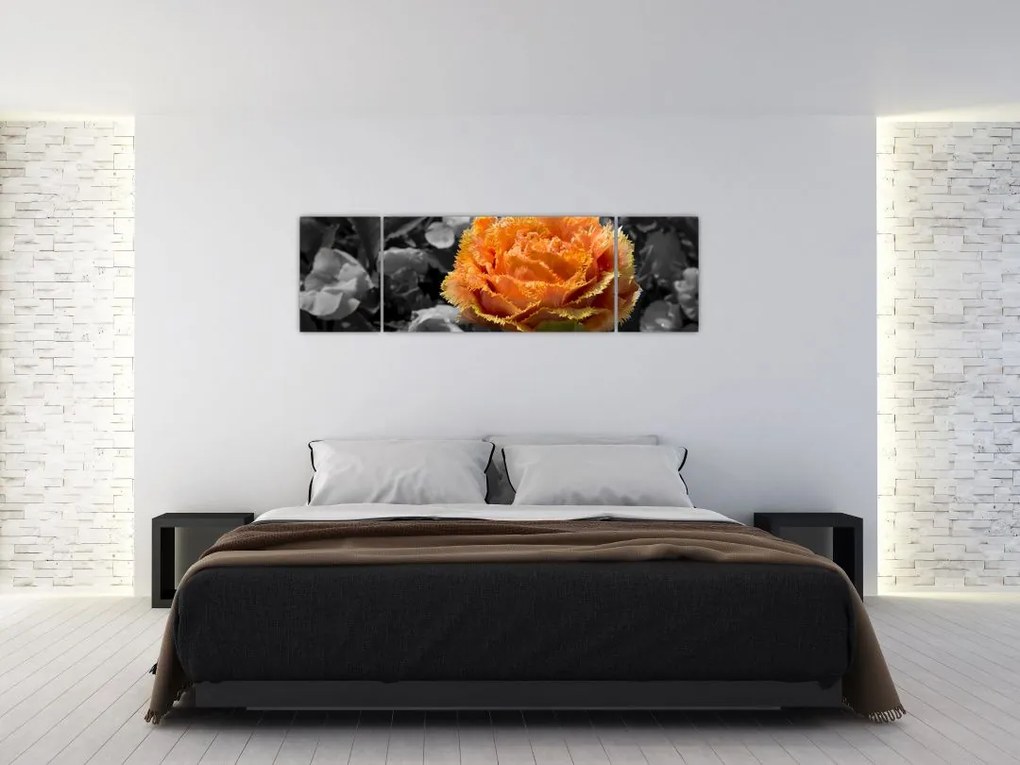Obraz kwiatu (170x50 cm)