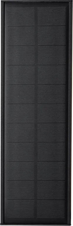 Lampa ścienna zewnętrzna czarna 30 cm z wbudowanym LED, 4-stopniowym ściemniaczem i panelem słonecznym - Serena