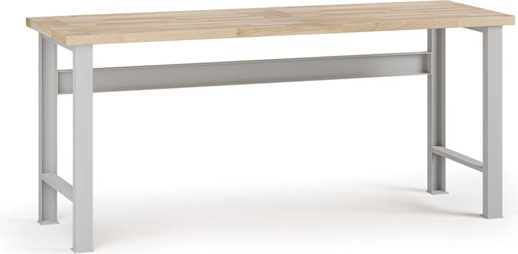 Stół warsztatowy G7, blat bukowy, 2000 x 800 x 840 mm