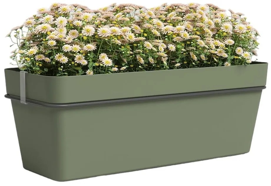 Wisząca/samonawadniająca doniczka z plastiku z recyklingu 50 cm Capri – Artevasi