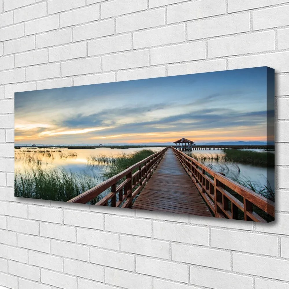 Obraz canvas na ścianę Zabytkowa Konstrukcja Mostu