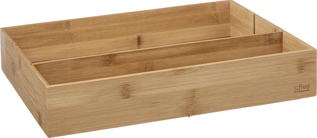 Organizer na sztućce BAMBOO, 3 przegrody