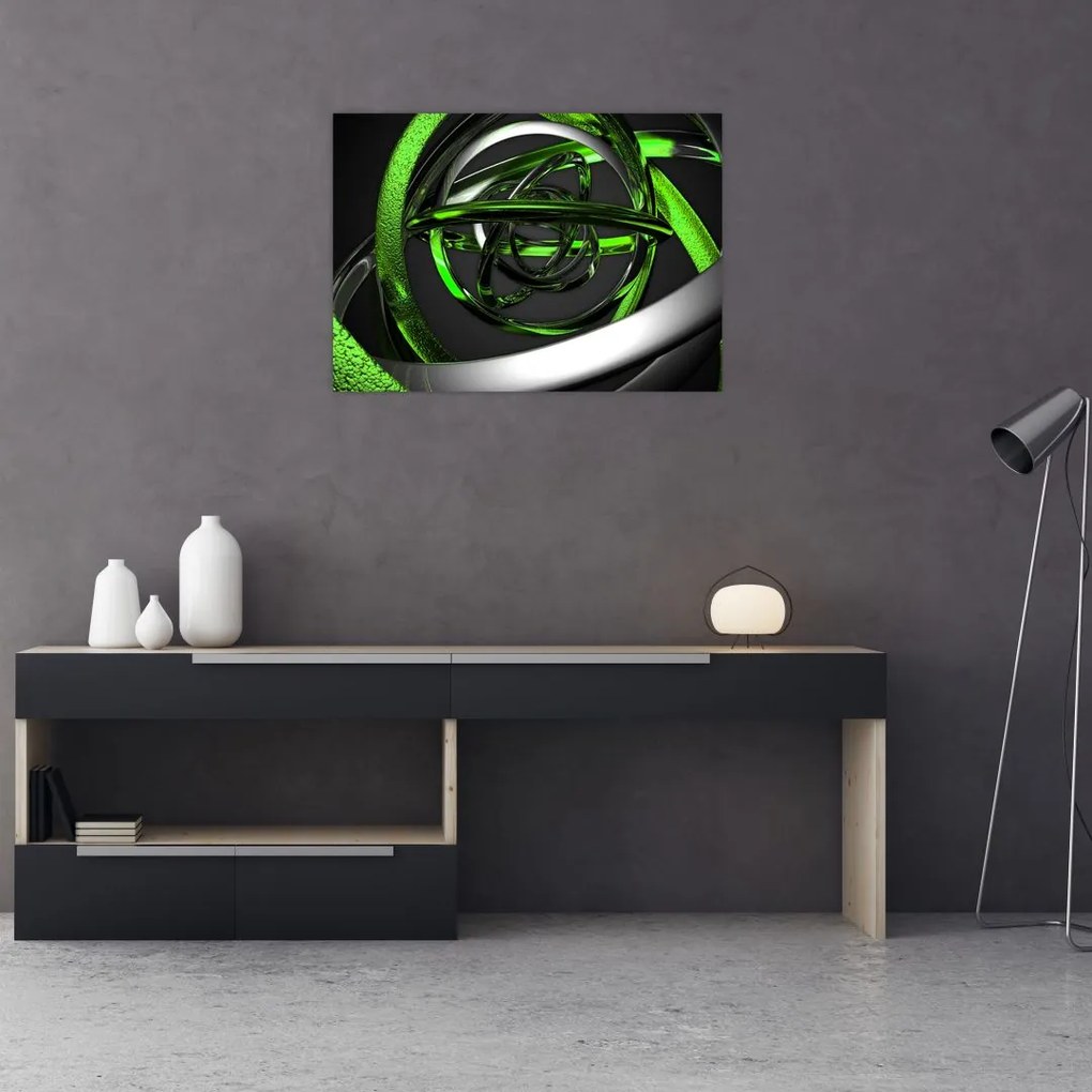 Obraz na szkle abstrakcji (70x50 cm)