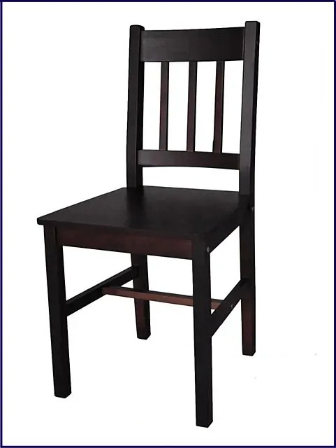 Komplet 6 Krzeseł Drewnianych Wenge L6-M61