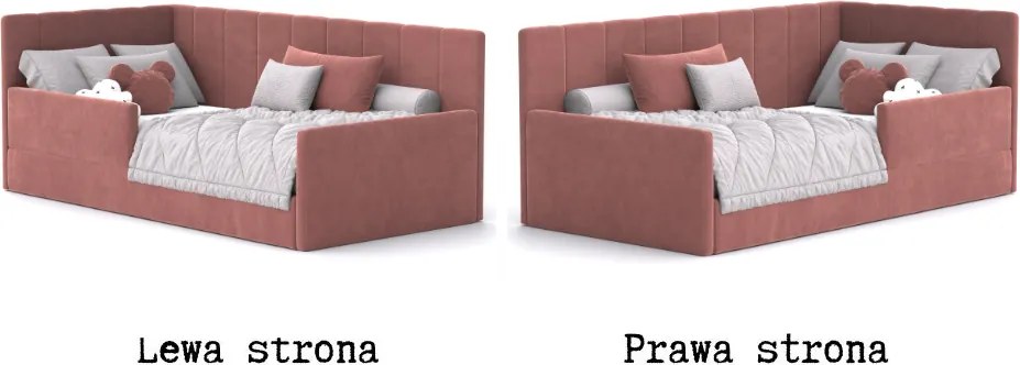 Łóżko dziecięce przypodłogowe BAMBI - 70x180