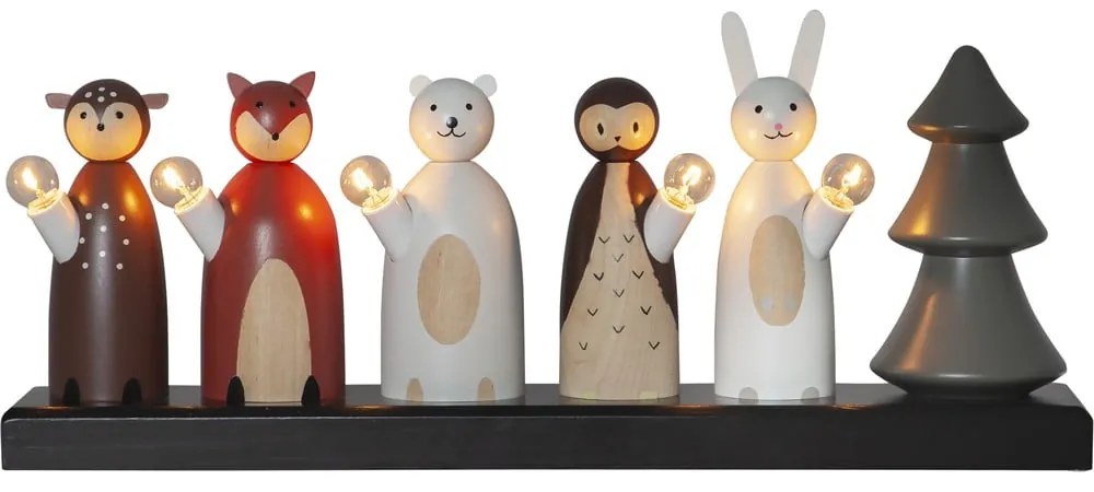 Dekoracja świetlna ze świątecznym motywem Forest Friends – Star Trading