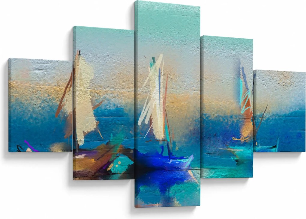 Obraz - Malarstwo krajobrazowe, malarstwo (125x70 cm)