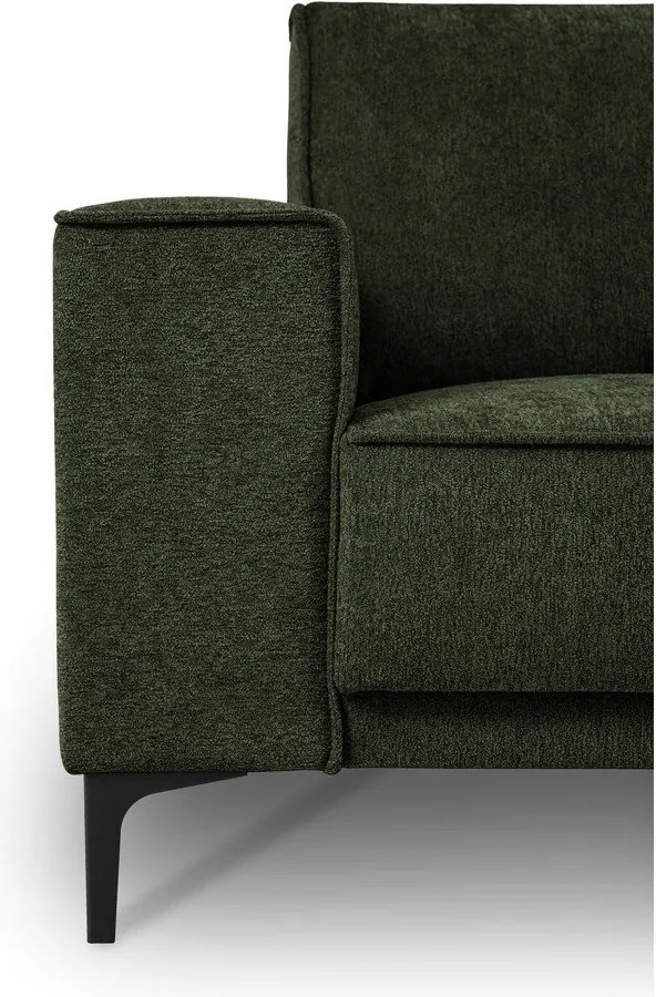 Zielona sofa z tkaniny szenilowej 224 cm Copenhagen – Scandic