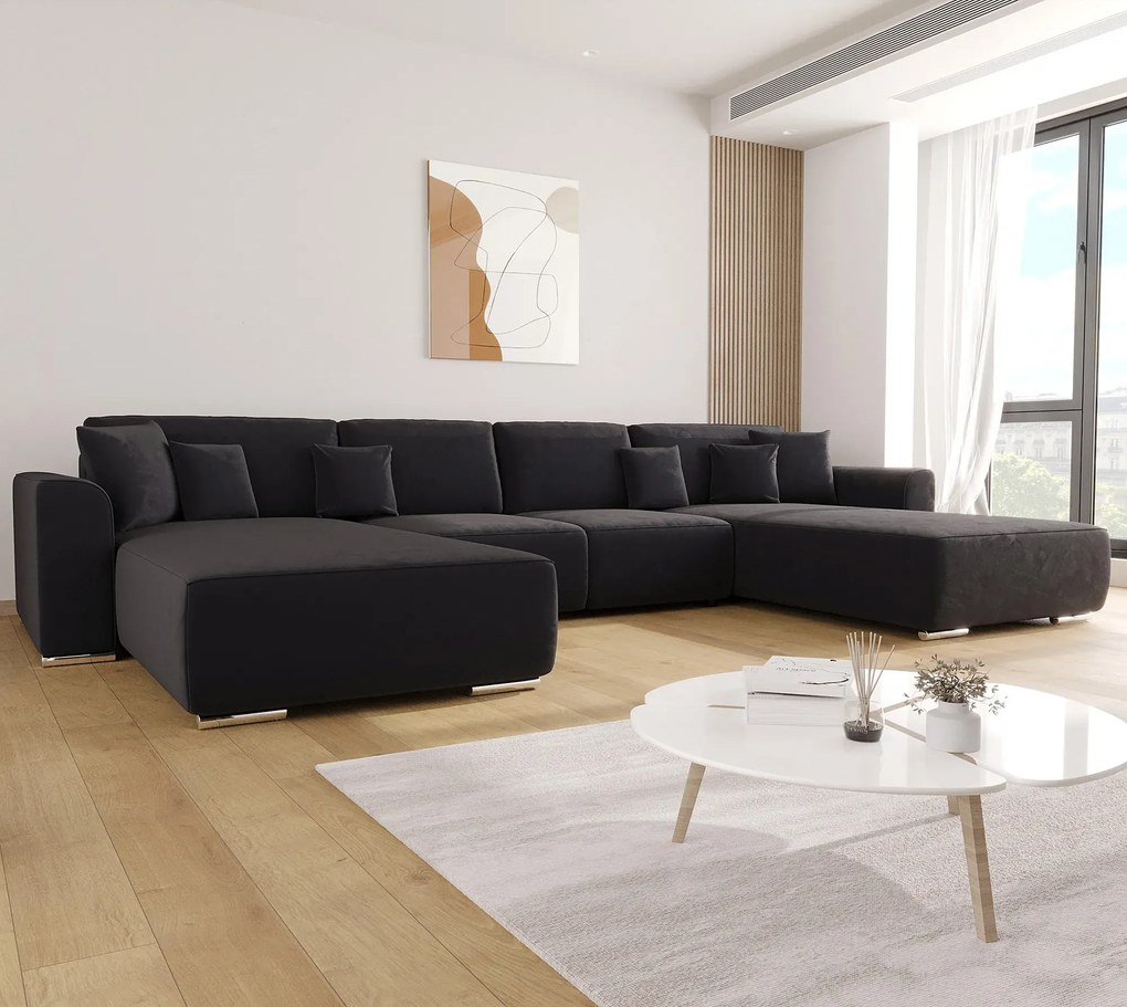 Grafitowy narożnik w kształcie U z pojemnikiem F8-A46