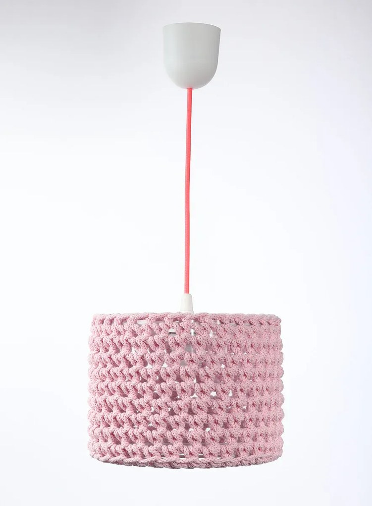 Lampa wisząca COTTON 25 różowa BPS KONCEPT