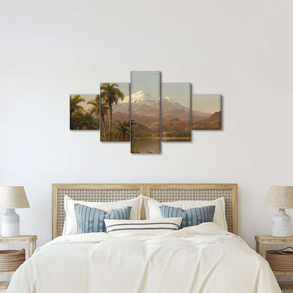 Obraz - Frederic Edwin Church, Tamaca Palms, reprodukcje (125x70 cm)