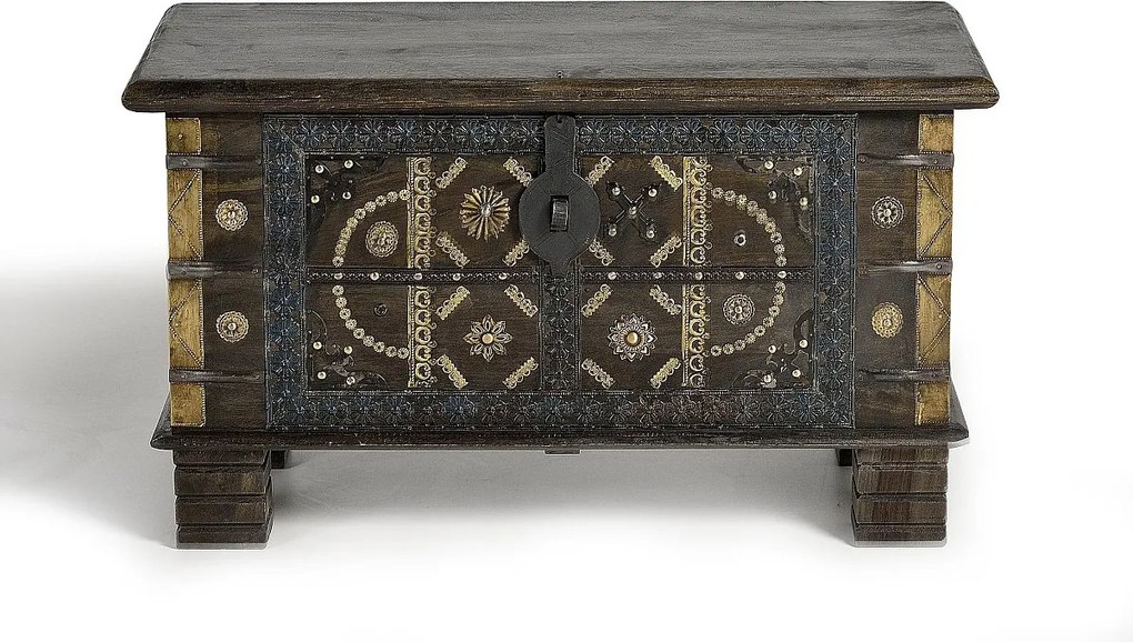 Ciemnobrązowy pień z drewna mango