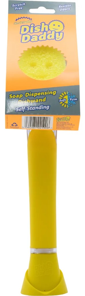 Scrub Daddy Dish Daddy gąbka do mycia naczyń z uchwytem i dozownikiem detergentu