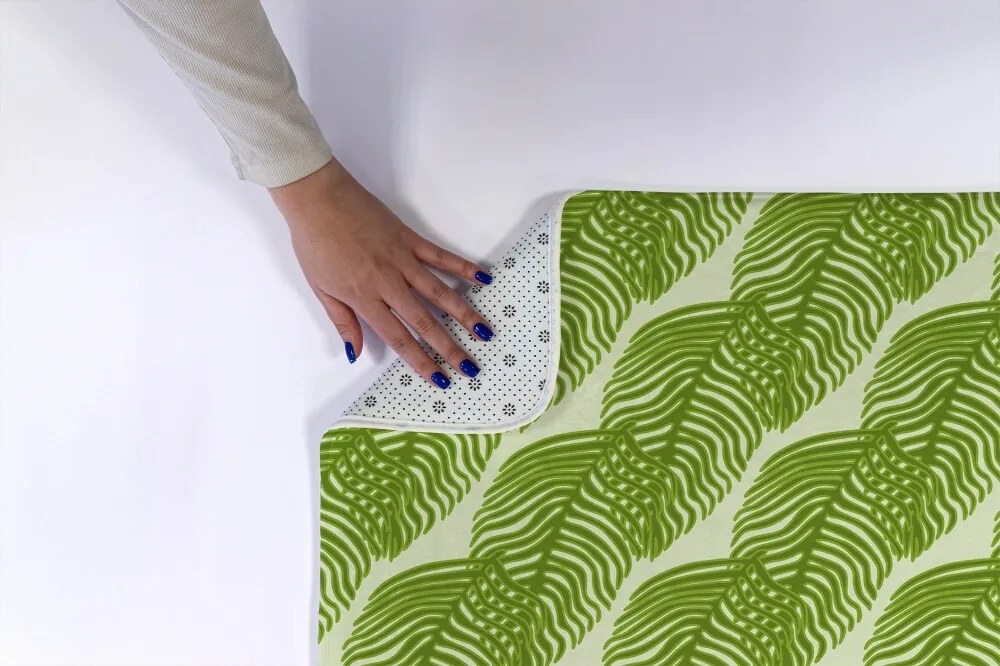 Dywanik łazienkowy antypoślizgowy Dywanik łazienkowy antypoślizgowy Liście