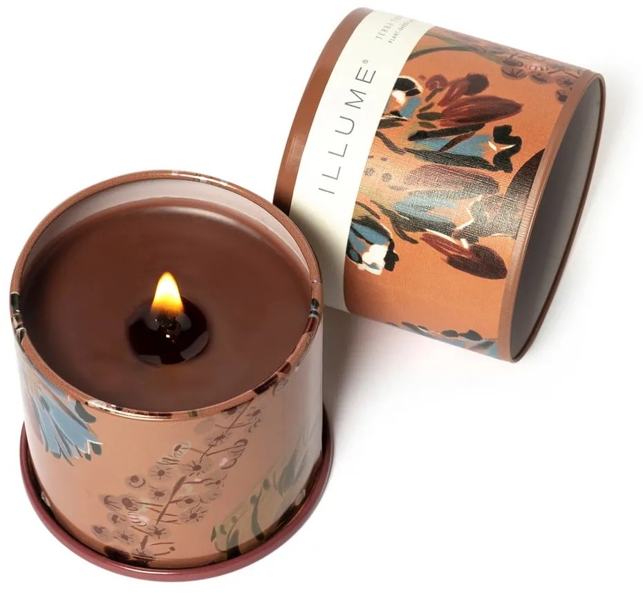 Zapachowa świeca czas palenia 50 h Terra Tabac – ILLUME x Bloomingville